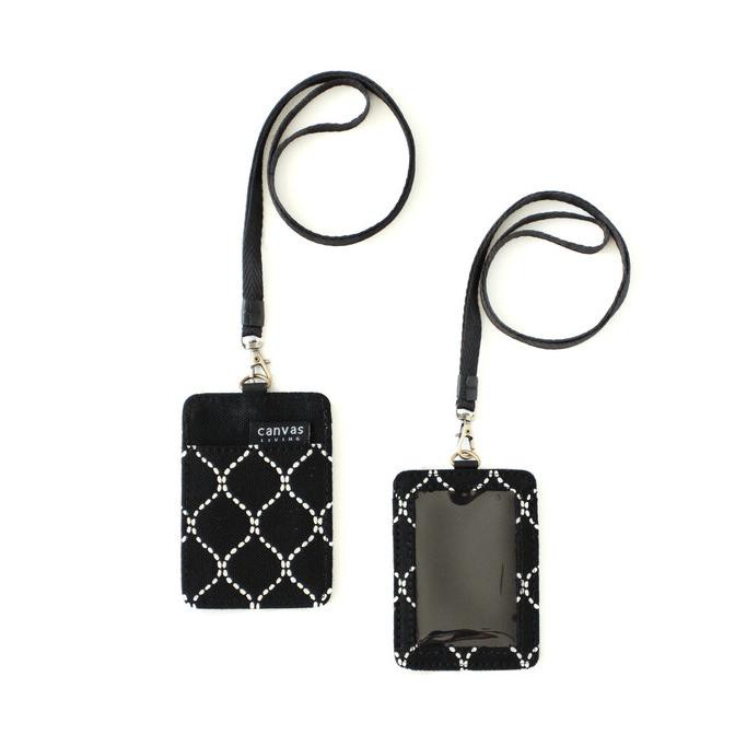 

✨BISA COD✨ ID Lanyard Infinity Black Canvas Living