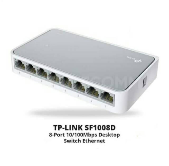 Router TP-Link TL-SF1008D TP-Link 8 Port 10/100Mbps Desktop Switch Hub Original