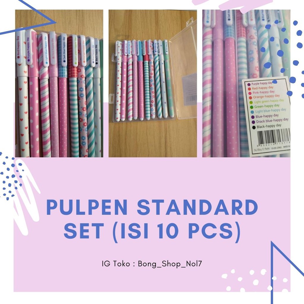 

Pulpen Standard 1 Set Isi 10 Pcs|Pen Murah 1 Set|Pulpen Kotak Isi 10 pcs