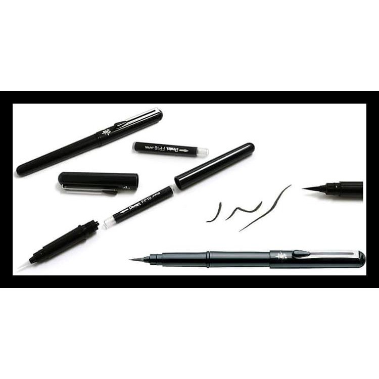 

BAYAR DITEMPAT ID 20770 BRUSH PEN : PENTEL POCKET BRUSH PEN + 2 REFILL CARTRIDGES KODE 452