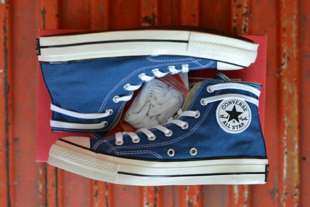 TERBARU!! SEPATU CONVERSE 70S HIGH BLUE WHITE EGRET (for man&amp;women)