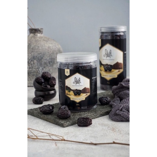 

[Munawwara.id] 500 GR Kurma Ajwa Asli Madinah | Kurma Nabi Premium Quality