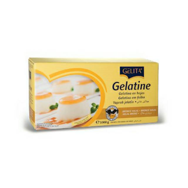 

10 Lembar Gelatin Lembaran Halal GELITA - Gelatine Sheet Sapi Lembaran Halal