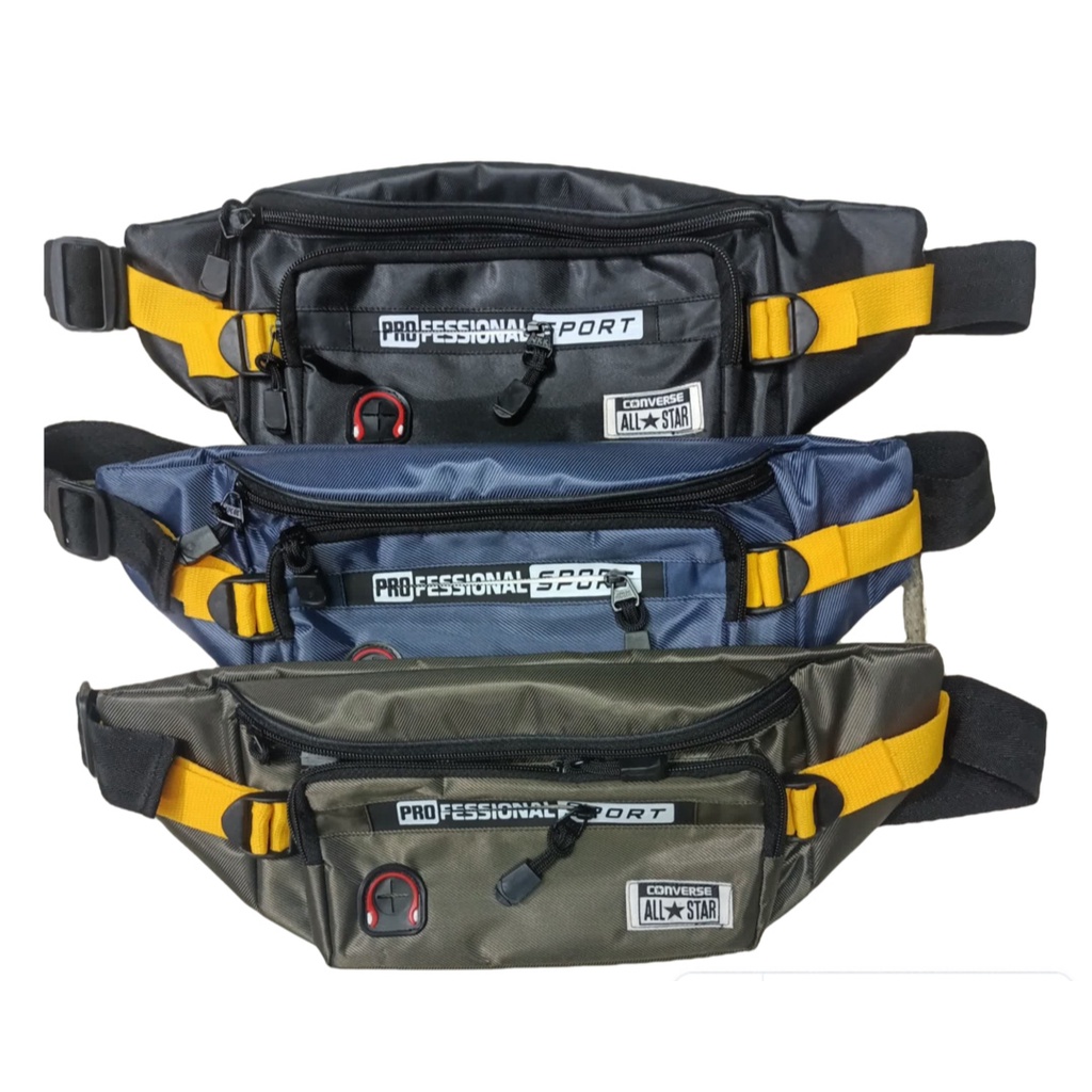 Tas Slempang Waistbag Pria / Tas Pinggang Pria / Tas Slempang Bahu Pria