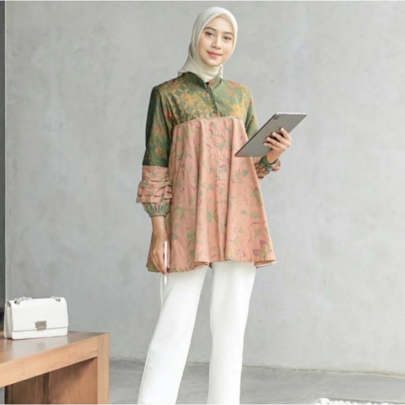 new sarastika tunik batikula L