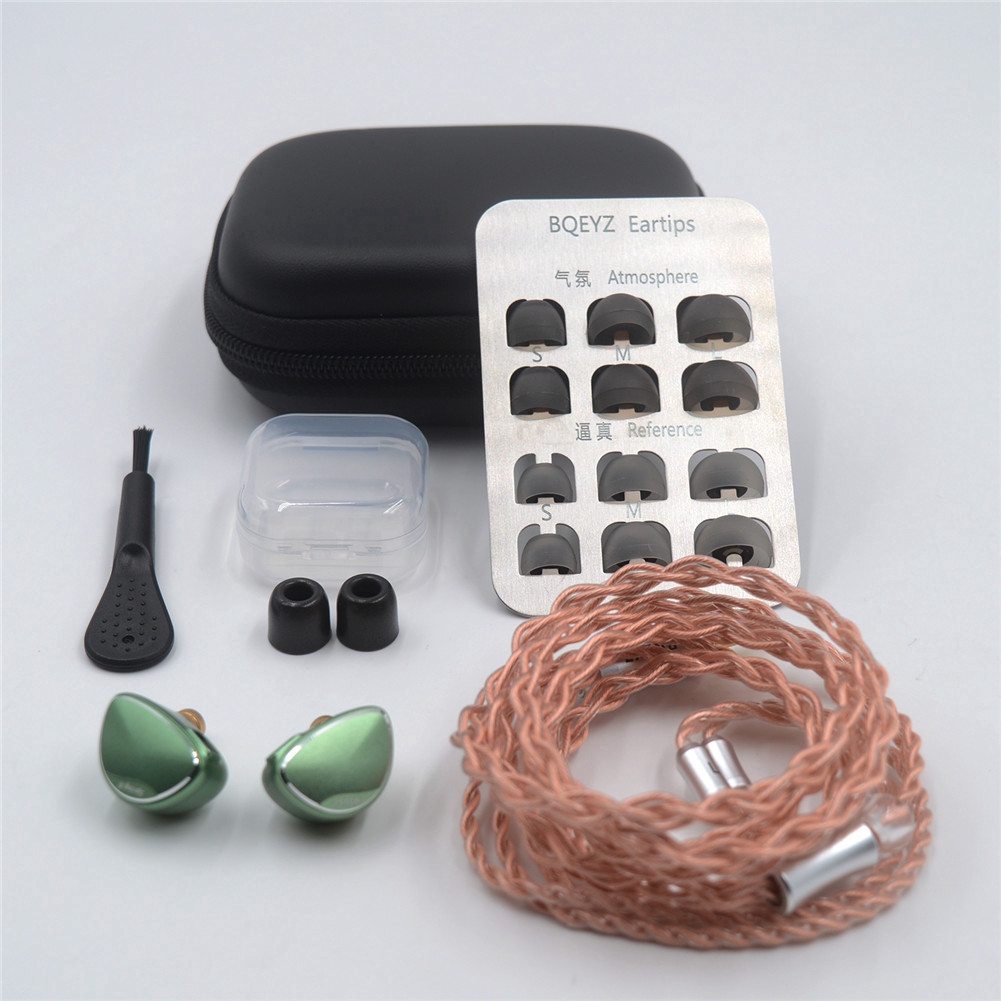 Bqeyz Spring Bq3 Kc2 T3 T4 S2 S7 Earphone In Ear Hybrid Triple Ba Dynamic Driver Piezoelektrik Iem Hifi Untuk Sport