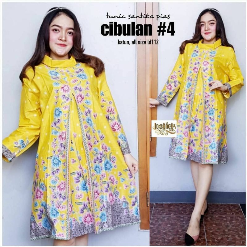 DRESS BATIK // TUNIK BATIK JUMBO // ATASAN BATIK WANITA