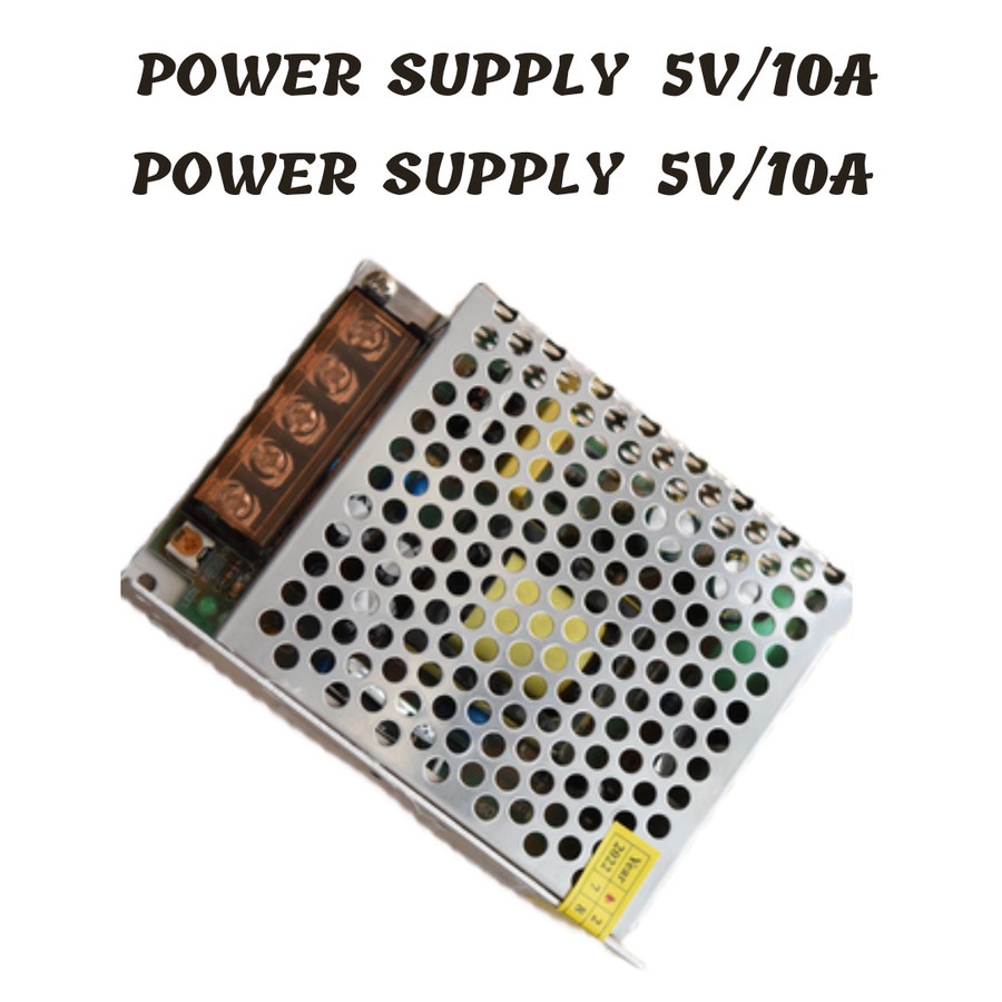 Power Supply Switching Adaptor Jaring 5V 10A PSU 5 Volt 10 Amper