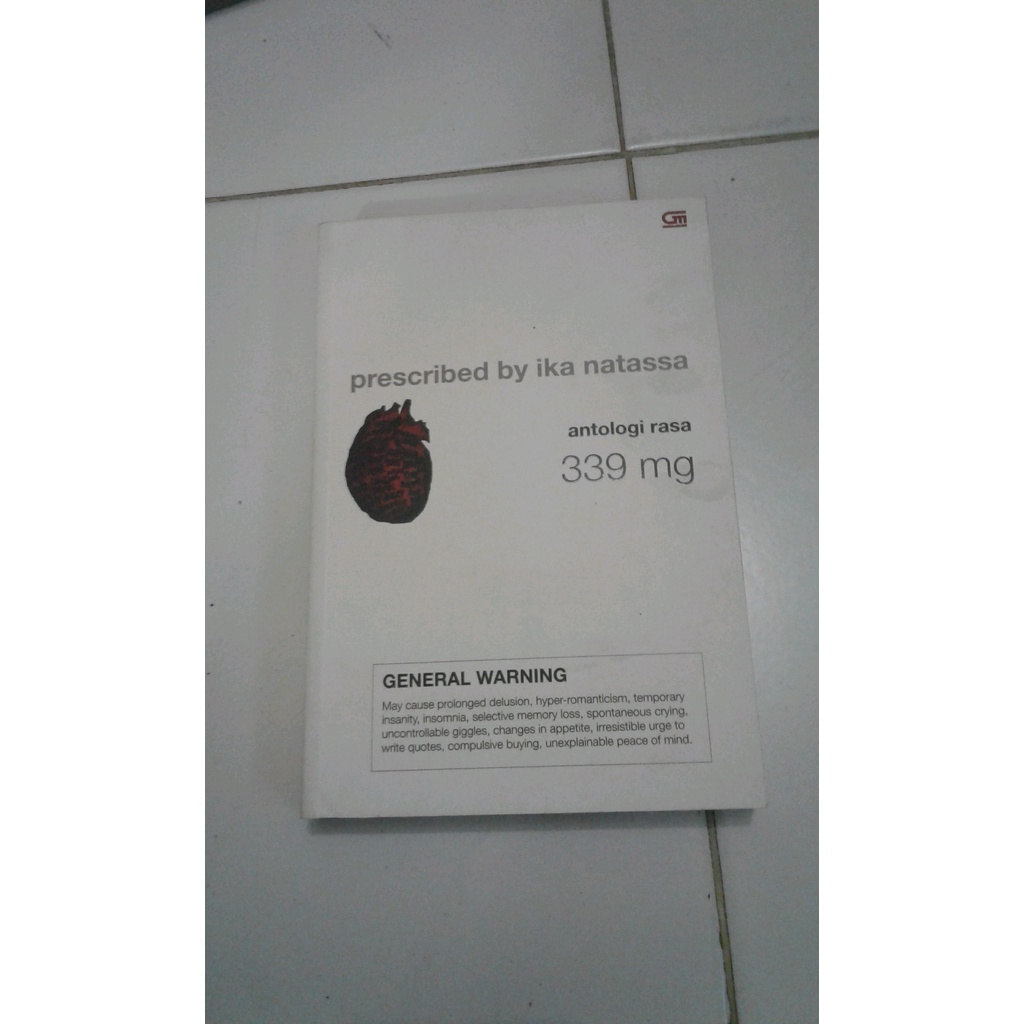 

ORIGINAL Novel Antologi Rasa prescribed by ika natassa