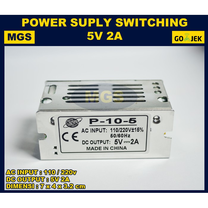 3Pcs Power Supply Switching 5V 2A