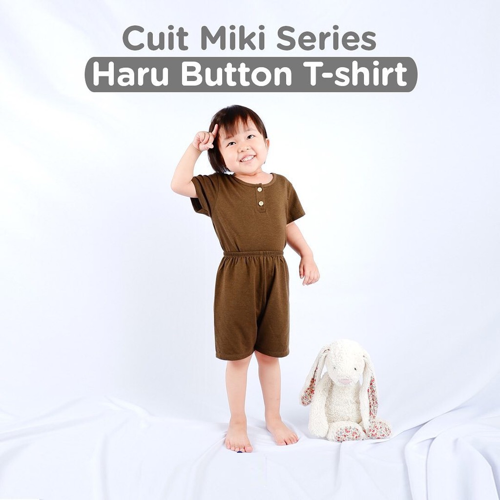 Cuit Kids Haru Set Pendek Miki Series | Setelan Baju Anak