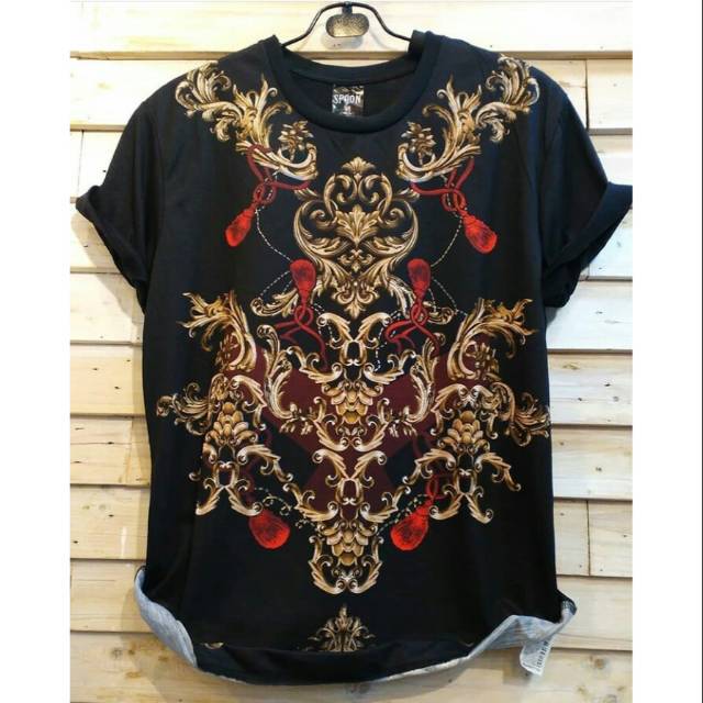 Baju Kaos Printing 3D Bangkok Thailand Batik Fullprint Full Print Spoon  Impor Distro