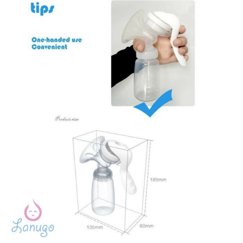 Makassar ! Pompa Asi Manual Real Bubee Original / Breast Pump Manual Real Bubee / Breast Pump Manual Qiutee / Pompa Asi
