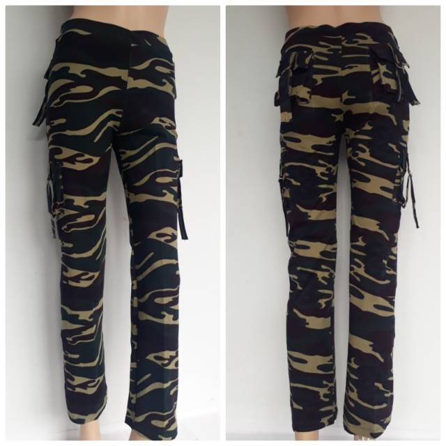 Celana Senam Kargo Loreng