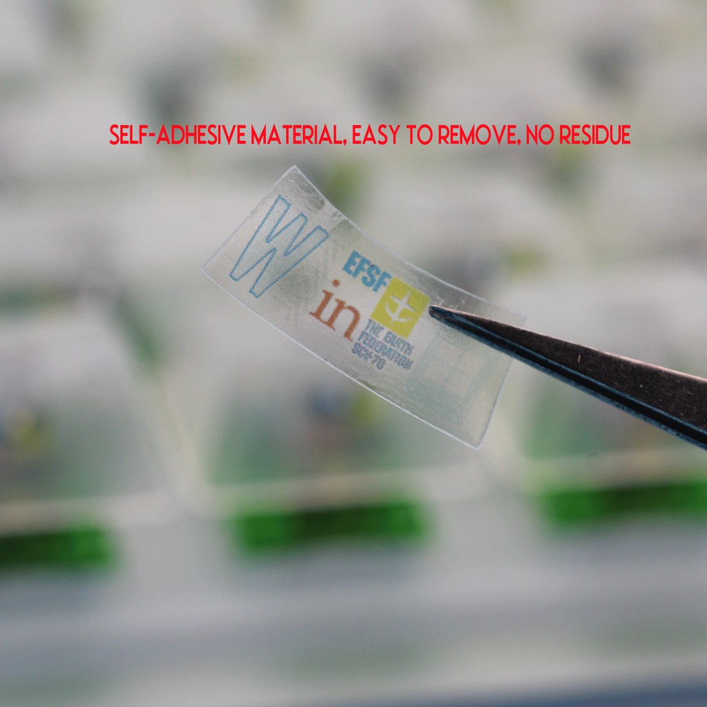 Mechanical keyboards Transparent Sticker on Key Cap Side Lettering Protective film Waterproof Clear Sticker For Keycaps