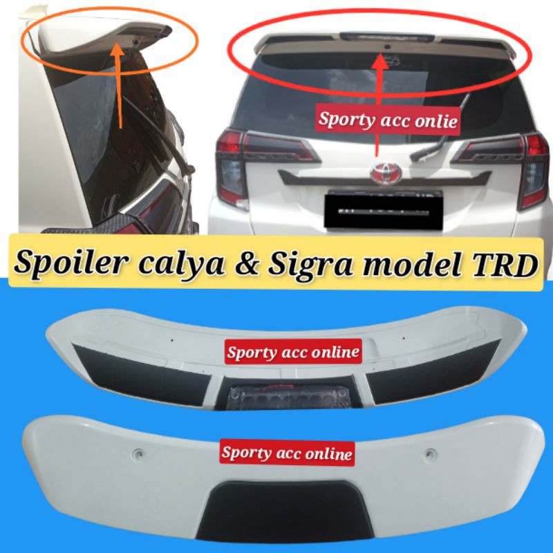 Spoiler Toyota Calya sigra isk