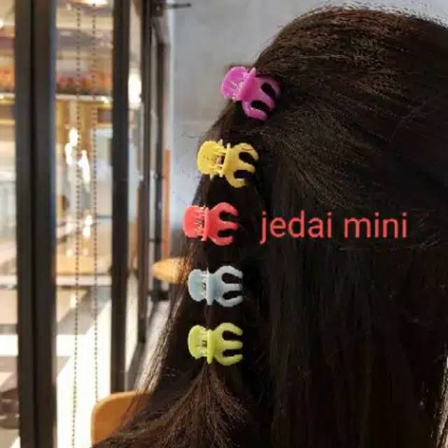 LUCKY JEDAI MINI MINI//Jepit Jedai Rambut Super Mini 2 cm Cakar 3