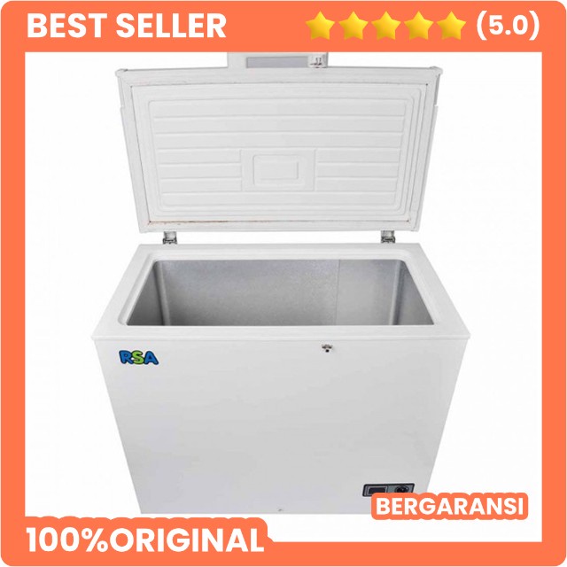 GETRA CHEST FREEZER RSA CF-220 / CF-210 BOX LEMARI PEMBEKU 200 LITER MURAH PUSAT MESIN SEMARANG