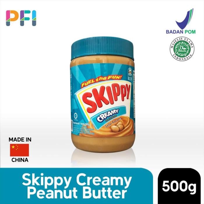 

Selai Skippy Creamy Peanut Butter 500Gr