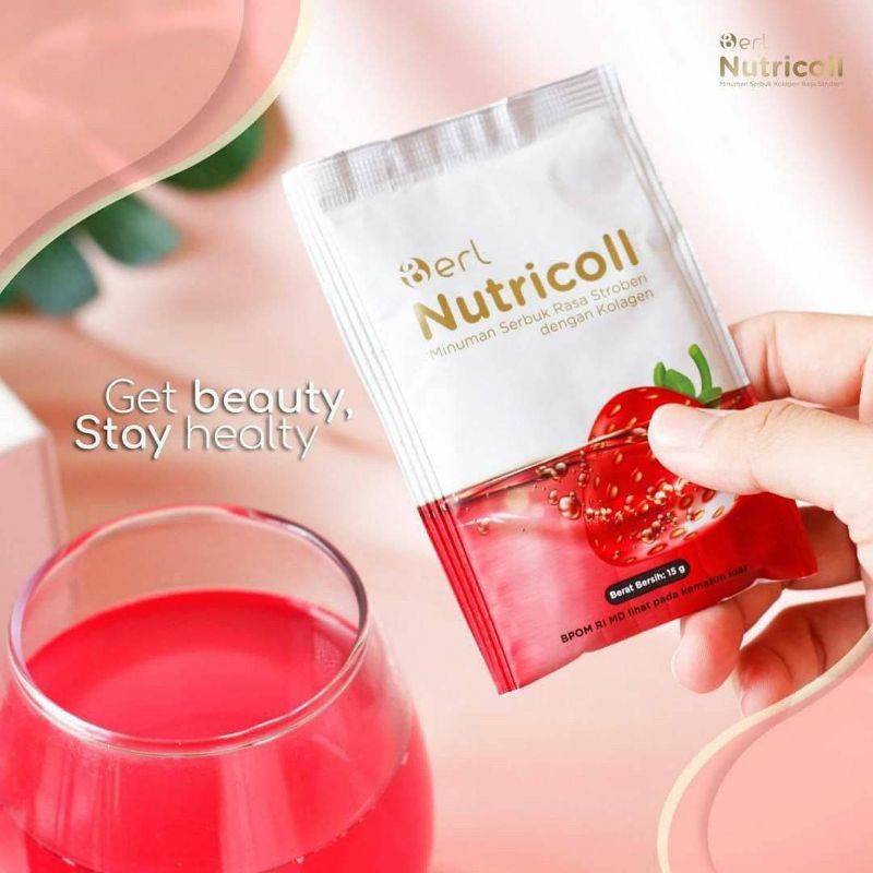 

B ERL NUTRICOLL / Minuman Serbuk Kolagen dengan Rasa Stroberi
