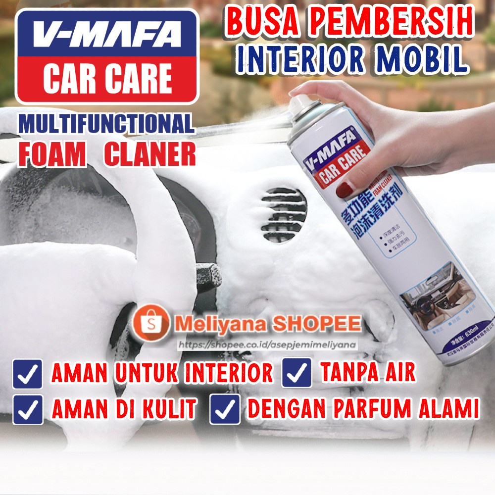 Foam Pembersih Sepatu - Pembersih Tas - Pembersih Kulit dan Bahan Fabric - Pembersih Interior Mobil