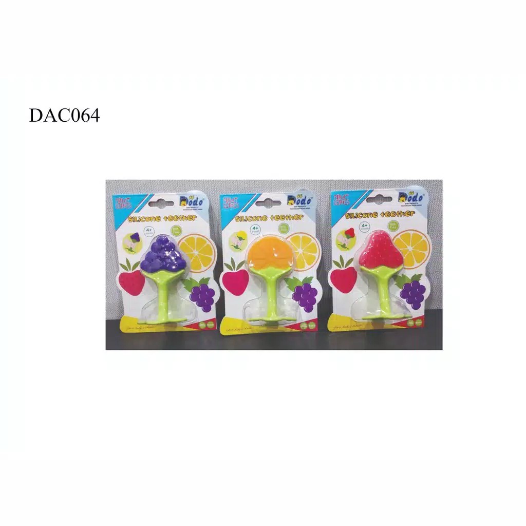 ❣️Rakkistore99❣️Dodo Silicone Teether Fancy Series / Fruit Series