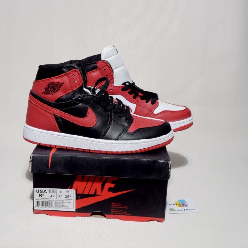NIKE AIR JORDAN 1 HIGH HOME TO HOMAGE 100% ORIGINAL MATERIAL