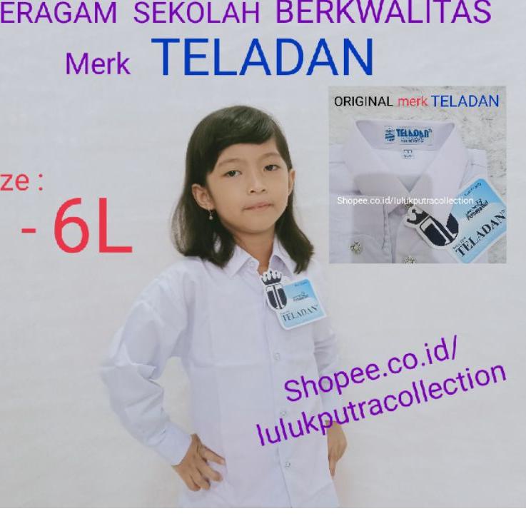 

Modern.. SERAGAM Kemeja Putih Polos Lengan Panjang SD/SMP/SMA(SERAGAM SEKOLAH TELADAN)/Hem Putih Polos Lengan panjang/SERAGAM TELADAN/SERAGAM SEKOLAH/ATASAN PUTIH LENGAN PANJANG