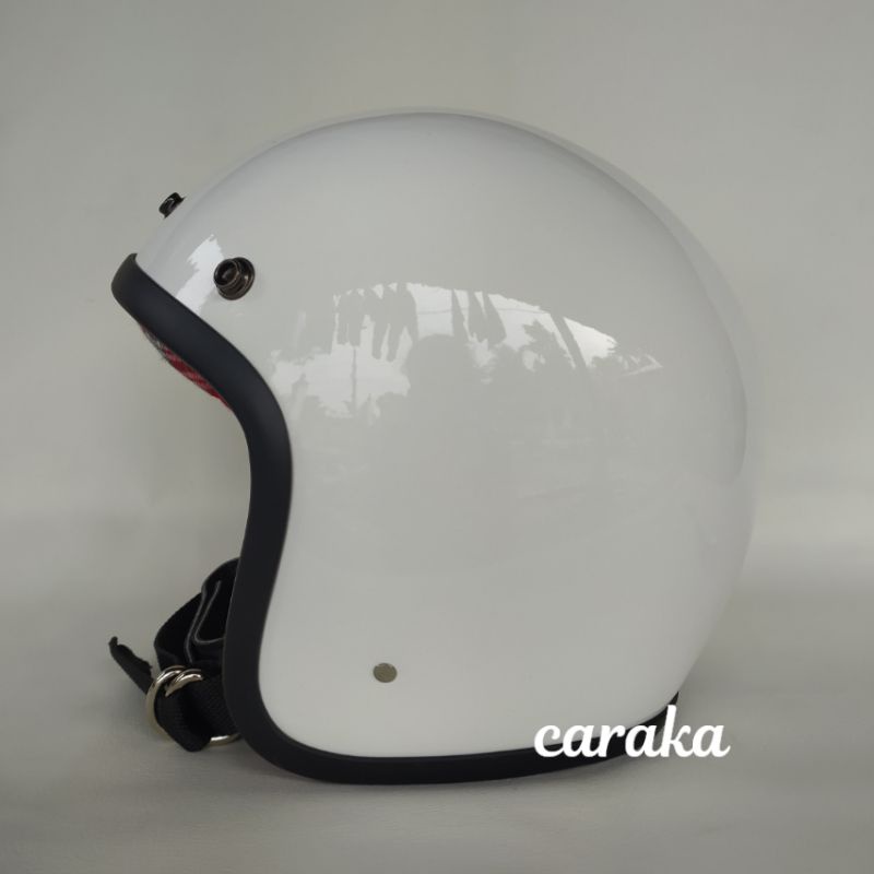 Helm Slim Head Putih
