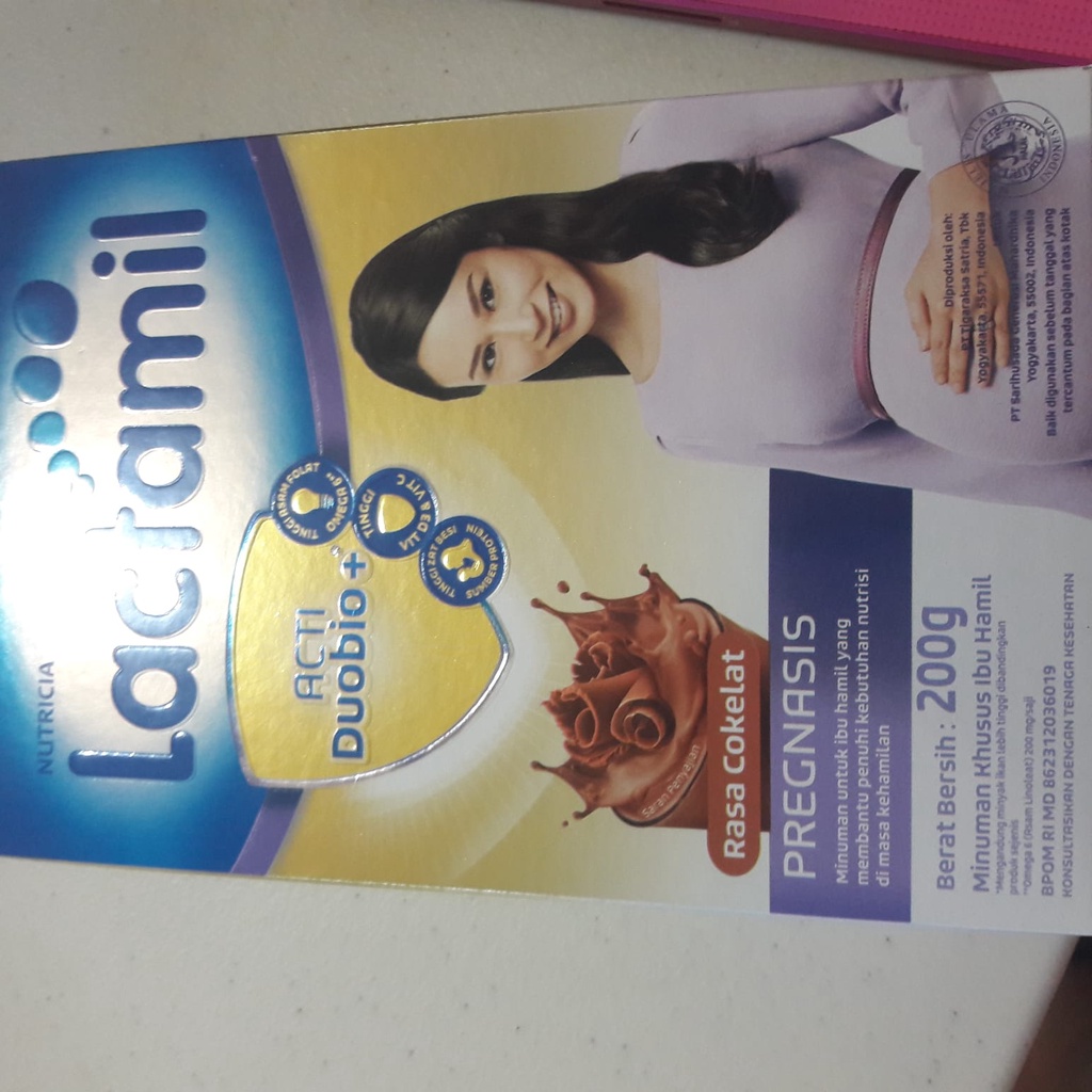 susu ibu hamil lactamil coklat 200gr