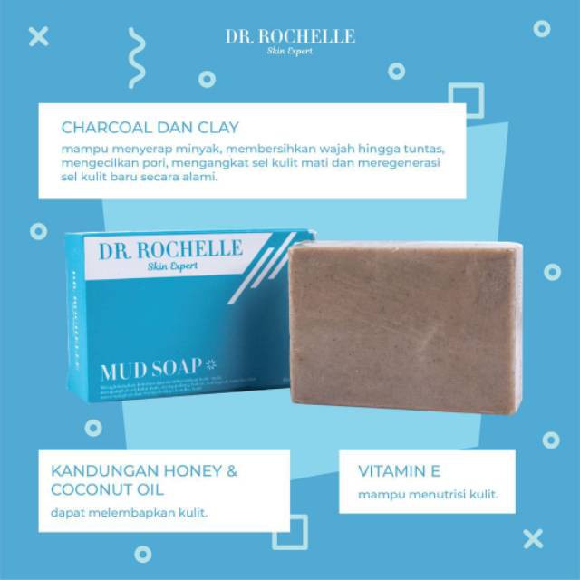 DR ROCHELLE MUD SOAP 80 GR