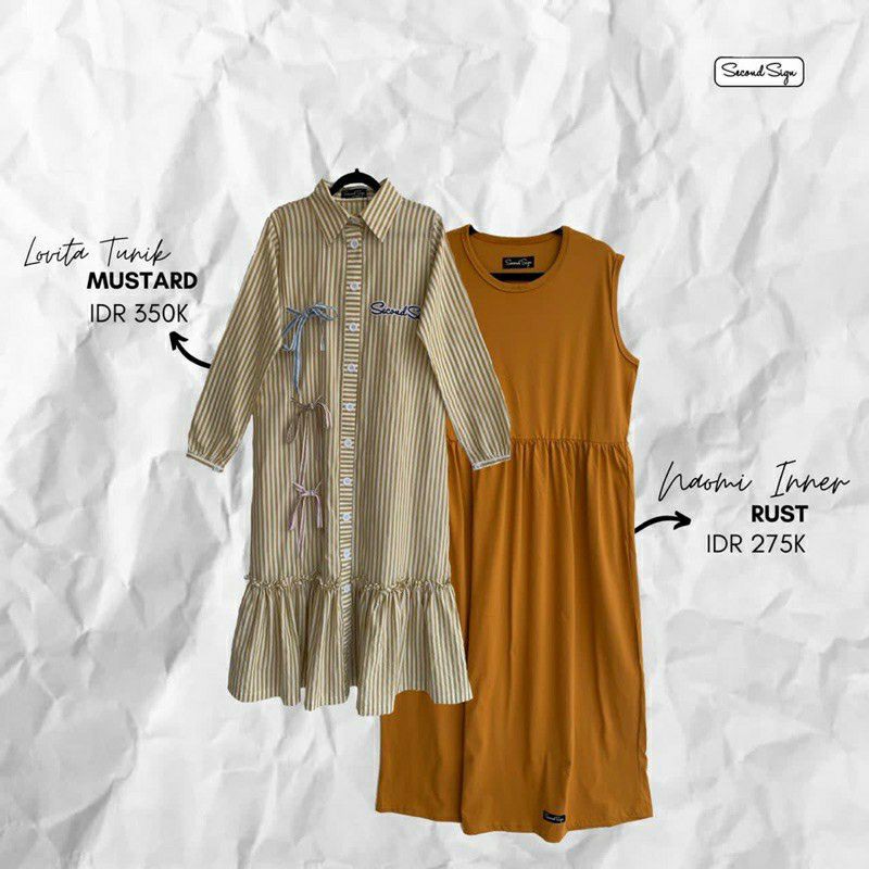 SALE Lovita Tunik Second Sign + Inner