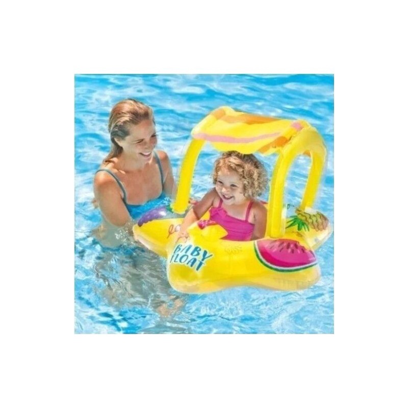 INTEX 56573 Baby Kiddie Float kanopi / Ban Renang Bayi + Pelindung UV ( MBS )