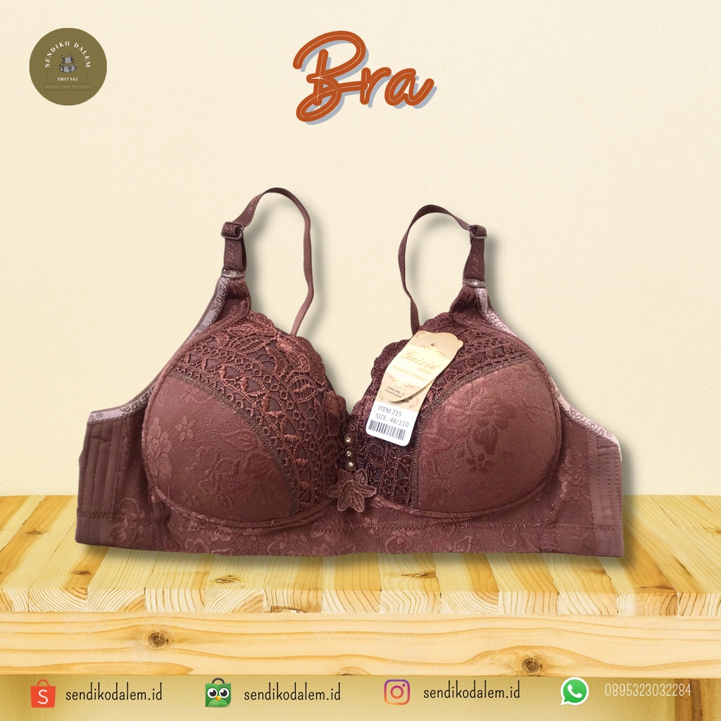 GAIXIN SOFT BRA COKLAT JUMBO| Bra busa lembut dan nyaman dipakai