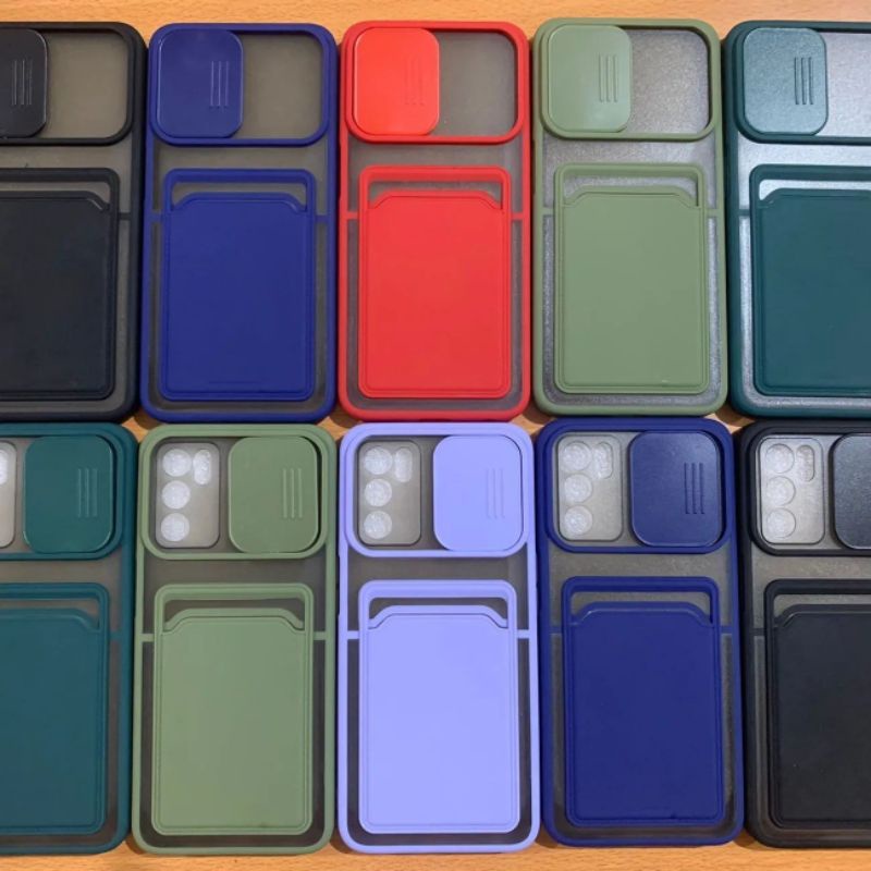 realme C2 realme C11 C12 C25 C25S realme C15 case my choice sleding camera plus slot card softcase s