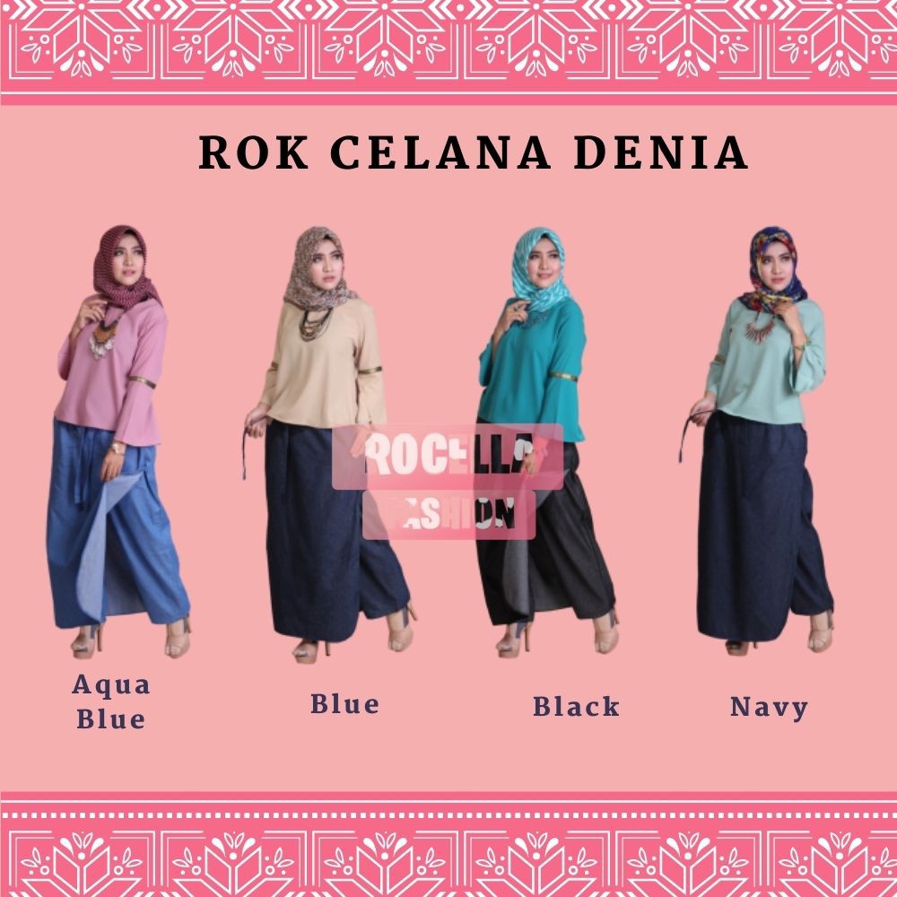 ROCELLA ROK  CELANA  DENIA ROK  DENIM  ROK  JEANS  CELANA  