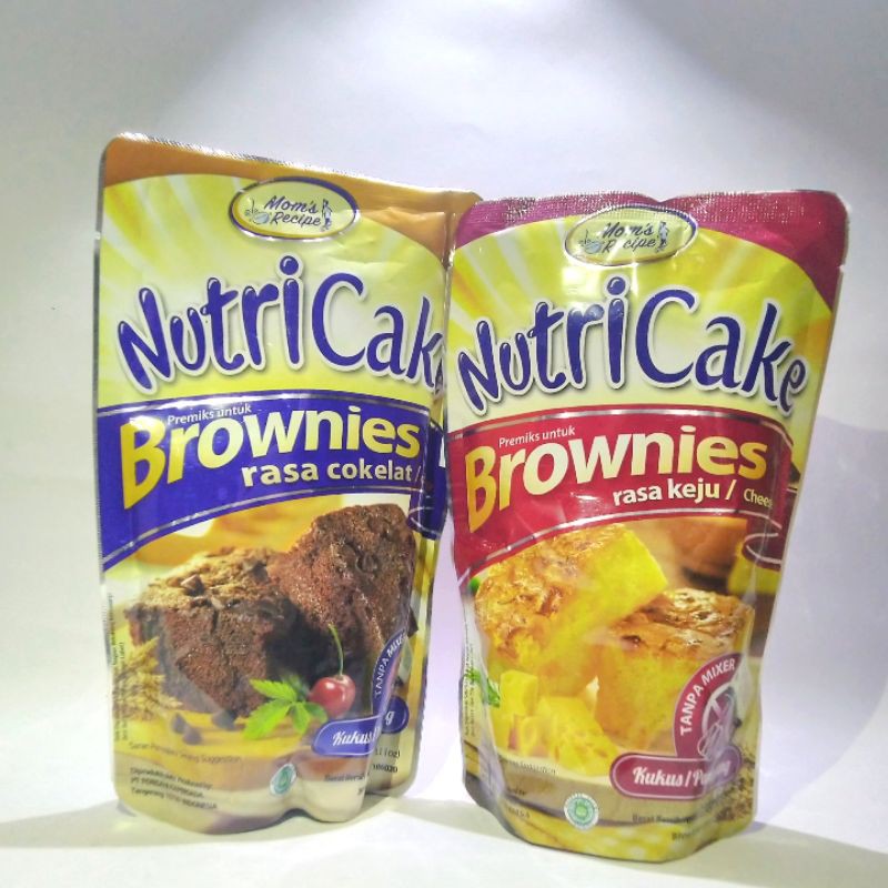 

Nutricake Brownies Rasa Cokelat / Keju