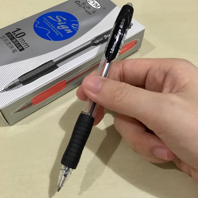 

12pcs/ktk Pulpen Cetek Ballpoint Pen Cetek Polos u Kantor Sekolah Seminar Rumah