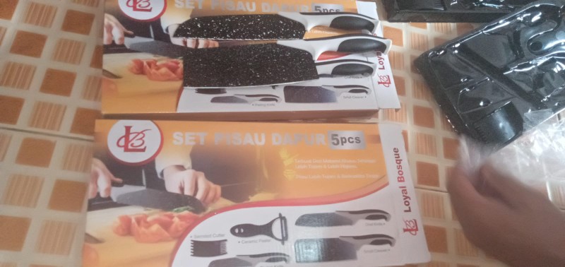 Pisau Set Batu Maifan 5in1