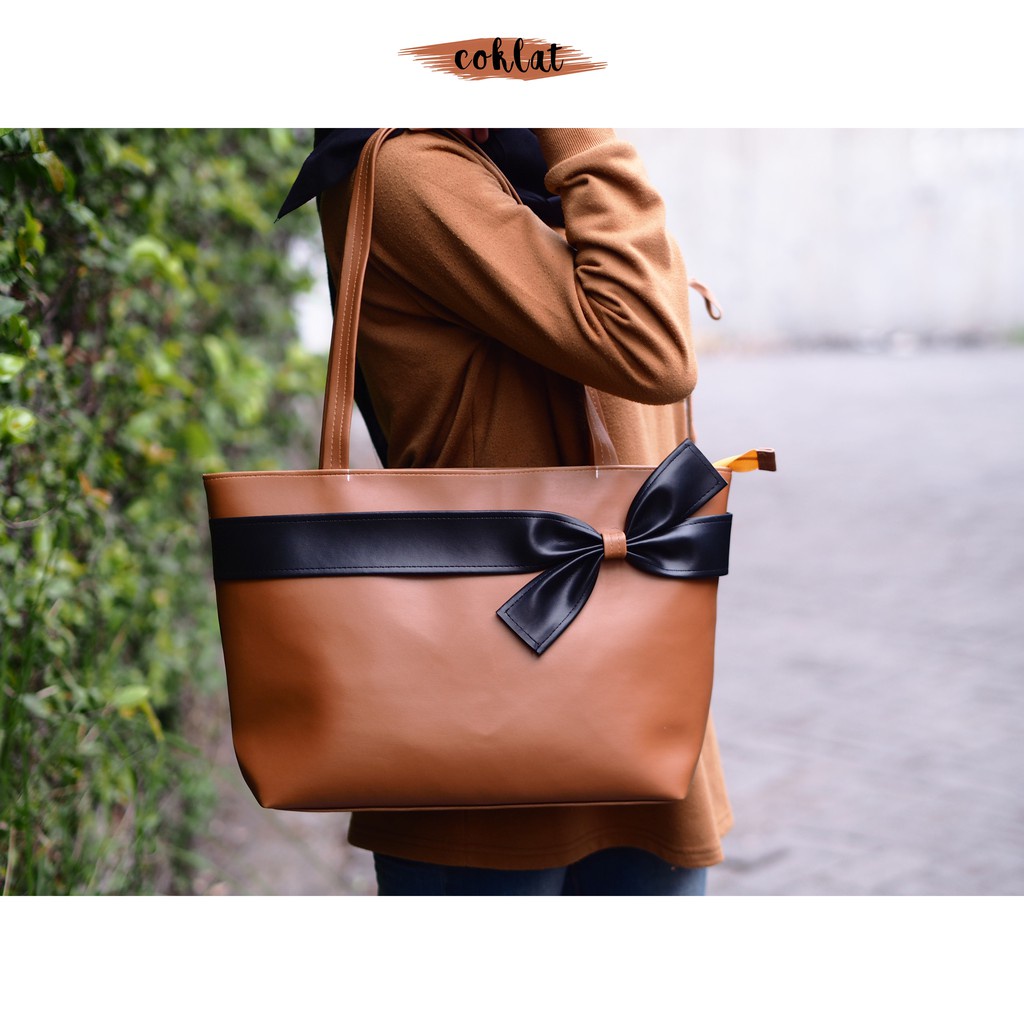 Zalfa Tote Bag Wanita Candy Ribbon Aliesa