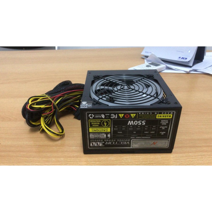 Power Supply Power Up Vector 300 - PSU RGB 550 WATT