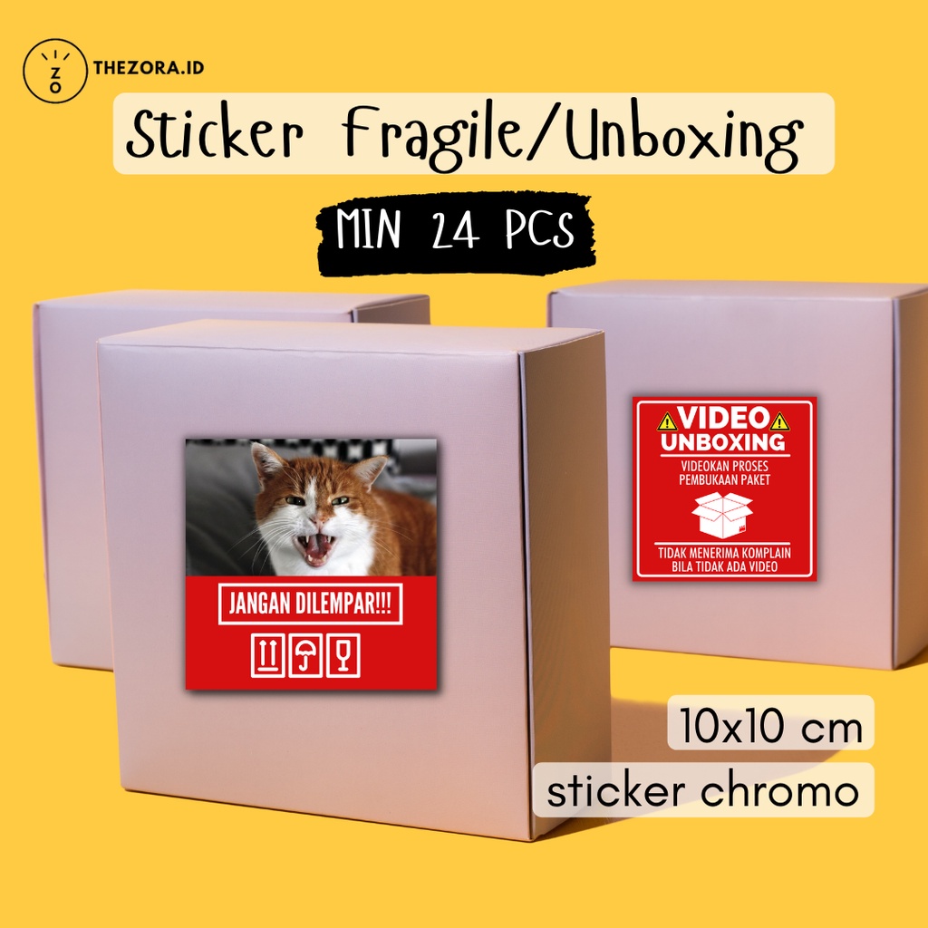 

Stiker Fragile/Unboxing Minimum Pembelian 24 Pcs