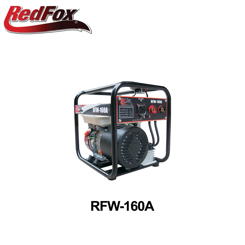 MESIN LAS GENERATOR GENSET REDFOX RFW 160 A BENSIN