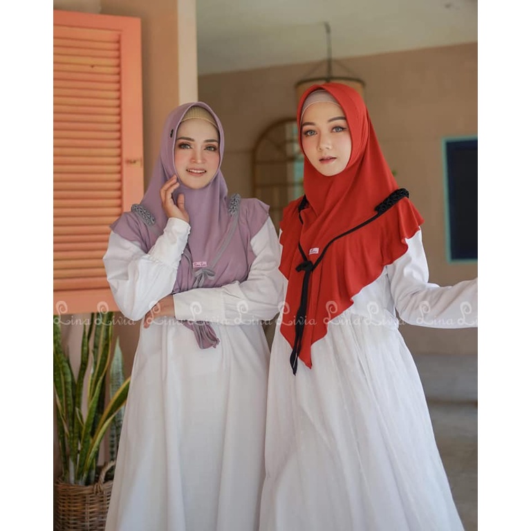 (COD) PROMO Arini Mom by LinaLivia Hijab ORI - Bahan Jersey High Twist - Harga Reseller
