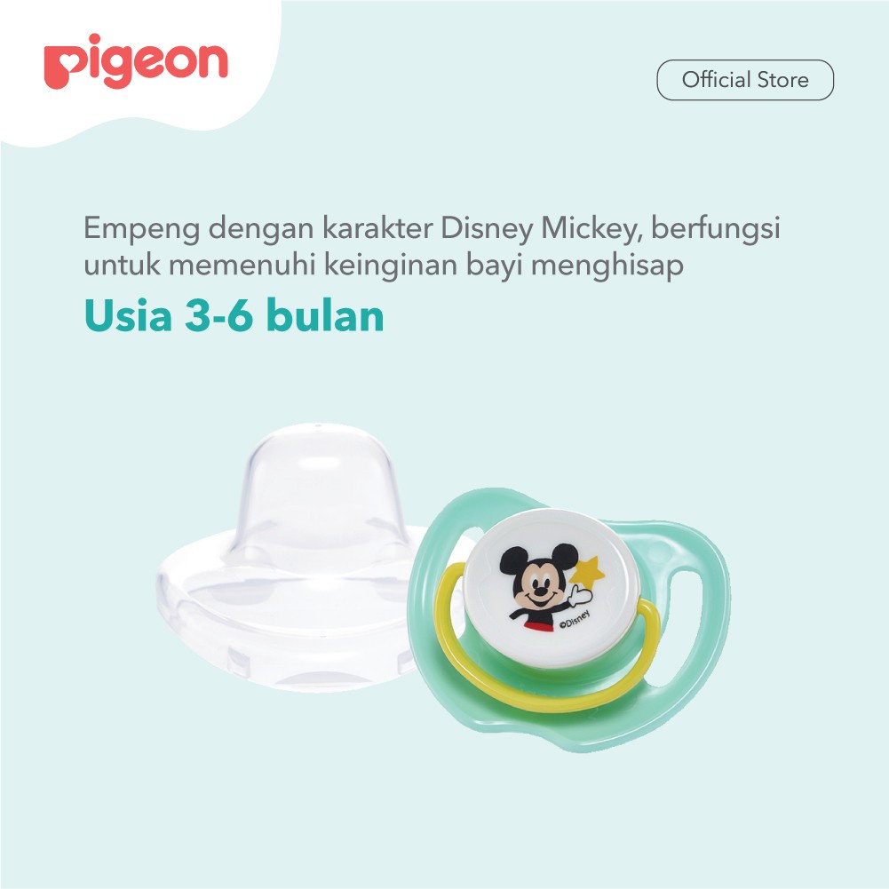 PIGEON Silicone Pacifier Mickey Size M