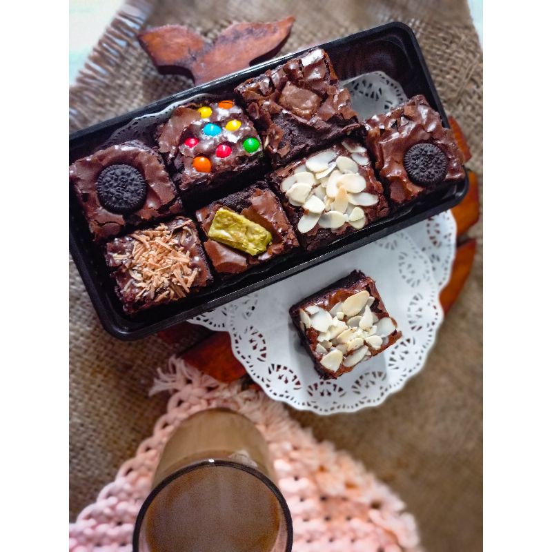 

Fudgy brownies / Brownies sekat