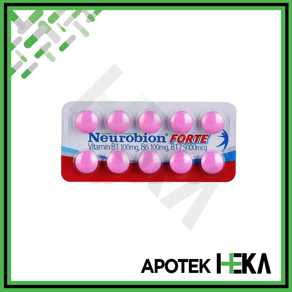 Neurobion Forte CT Strip Isi 10 Tablet - Suplemen Sistem Syaraf (SEMARANG)