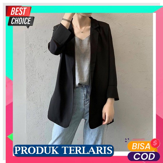 Blazer Wanita Terlaris Blazer Scuba Import Wanita Blazer Rompi Jeket Blazer Wanita Blazer Rompi Jumb