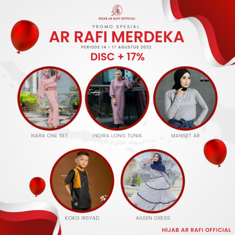 Indira Long Tunik by Arrafi