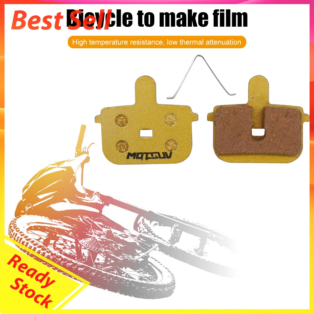 MOTSUV 1 Pair MTB Bike Disc Brake Pads Metal Cycling Hydraulic Disc Pads